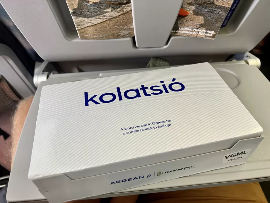 Cutie de alimente Aegean Airlines