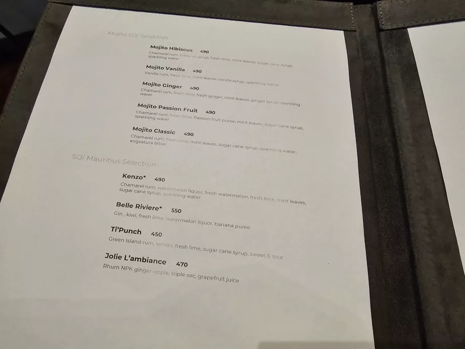 Prețurile cocktailurilor