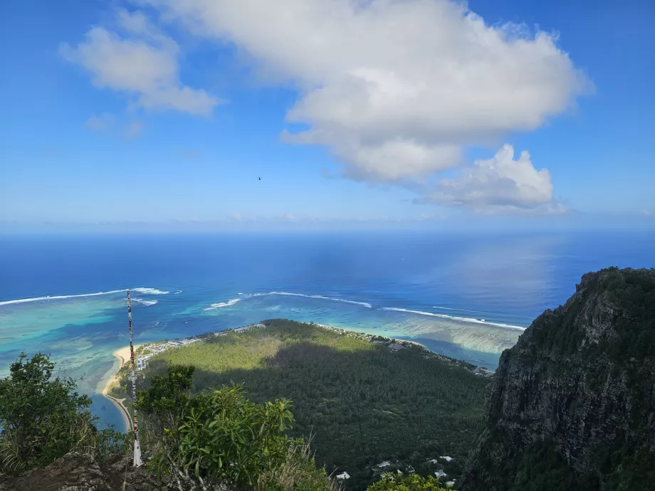Vedere din vârful Le Morne