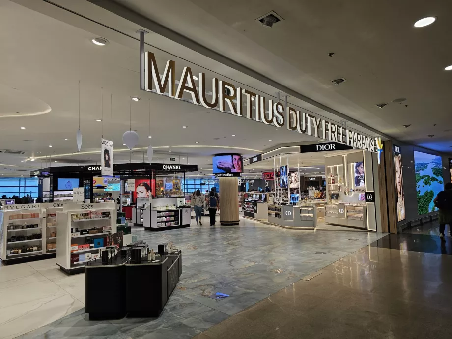 Magazin Duty Free, Aeroportul Mauritius