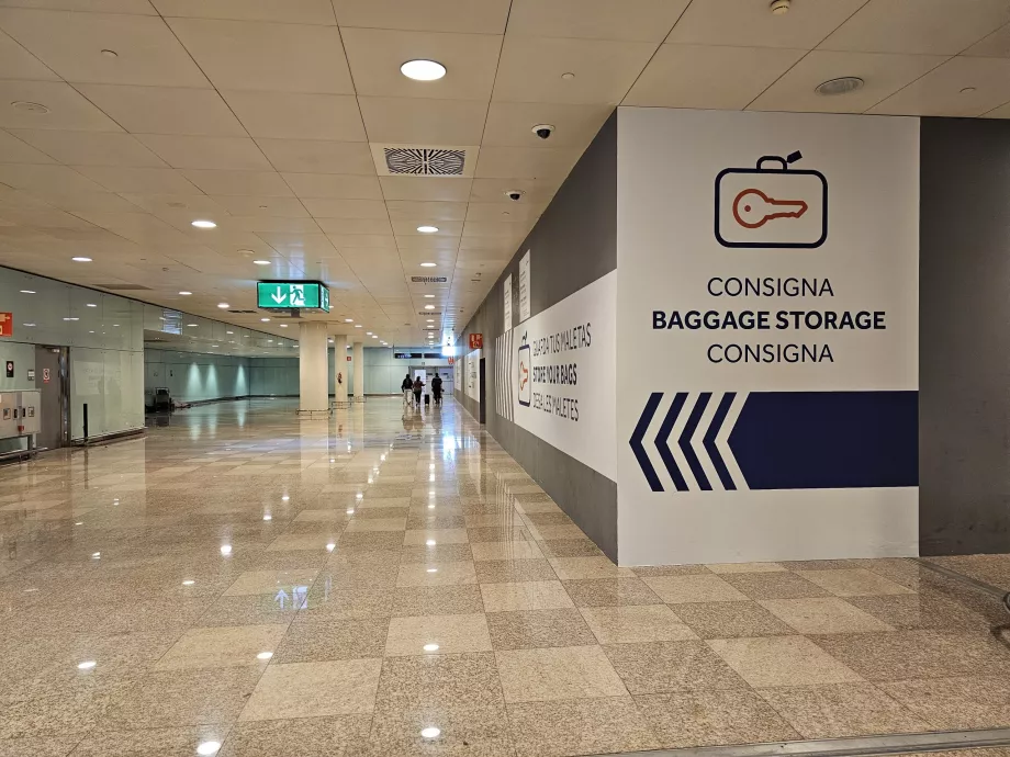 Depozitarea bagajelor, Terminalul 1