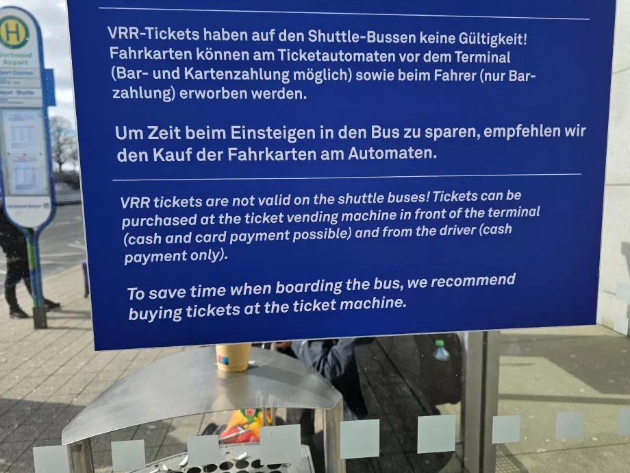 Informații privind liniile speciale de aeroport