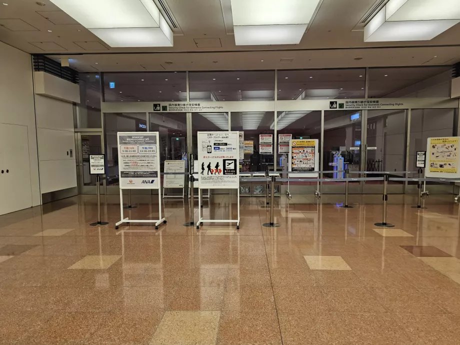 Controlul de securitate pentru zborurile interne de legătură