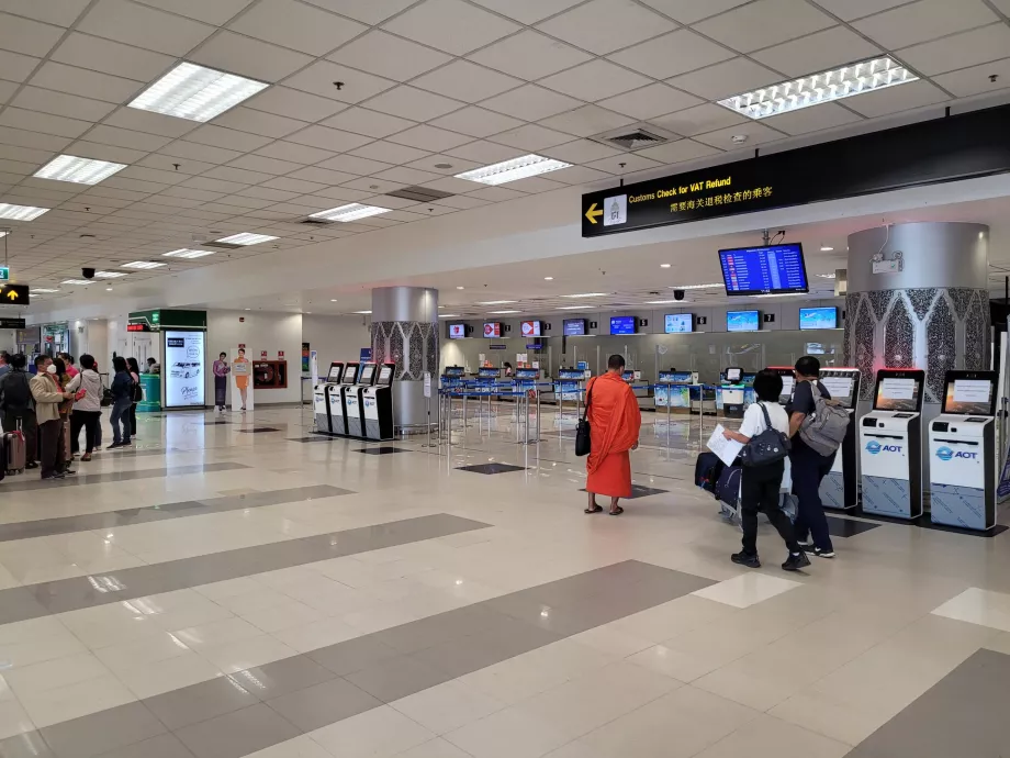 Sala de check-in, Aeroportul CNX
