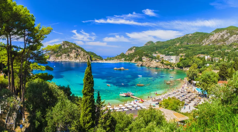 Plajele din Corfu