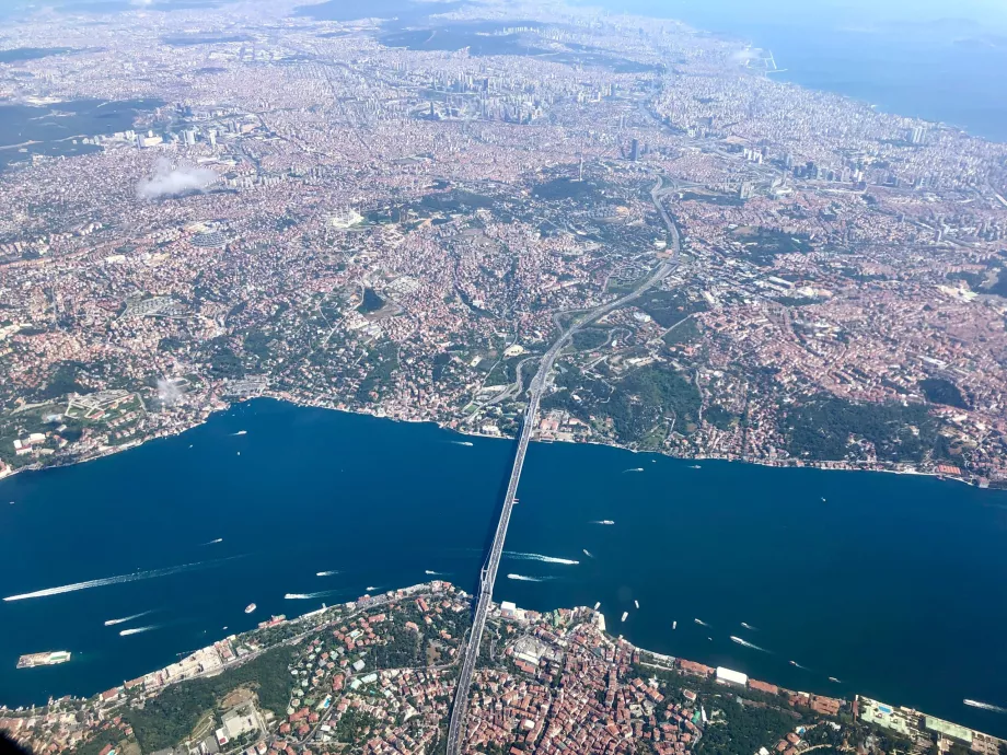 Strâmtoarea Bosfor, Istanbul, Turcia