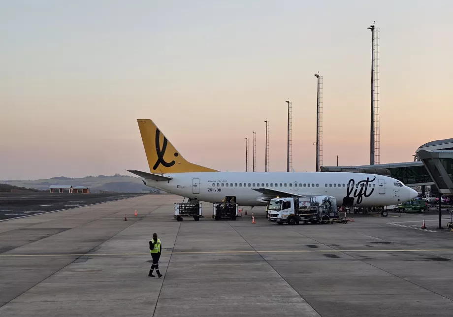 Boeing 737 la Aeroportul Durban