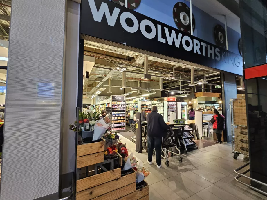 Supermarket Woolworths, zonă publică