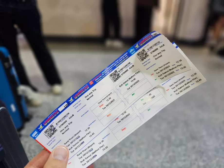 Bilet de vapor spre Koh Samui