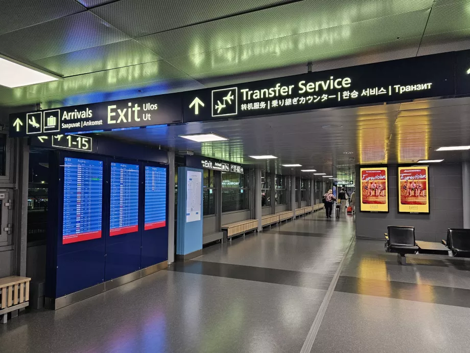 Transfer, Aeroportul Helsinki