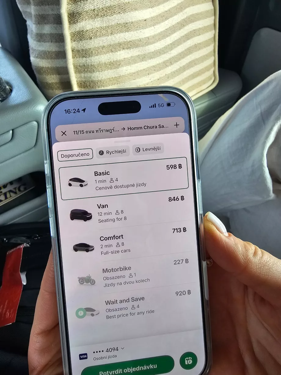 Prețuri Bolt de la doc la Chaweng