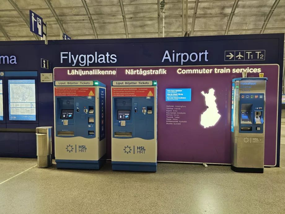 Automate de bilete, gări