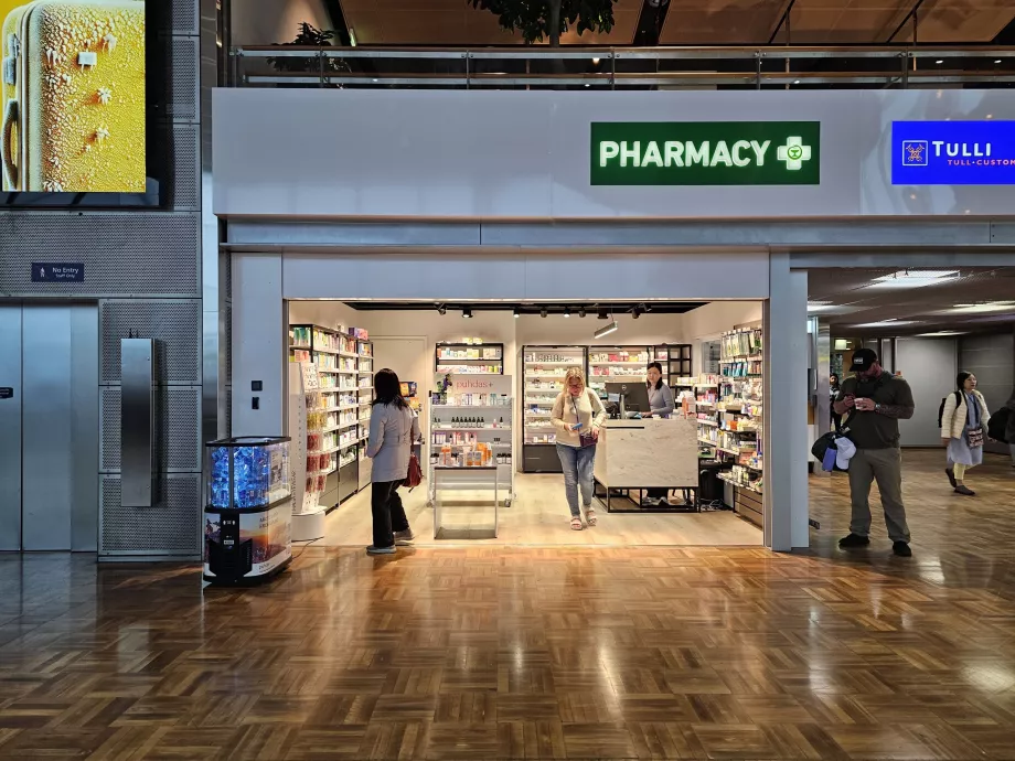 Farmacie, zonă de tranzit