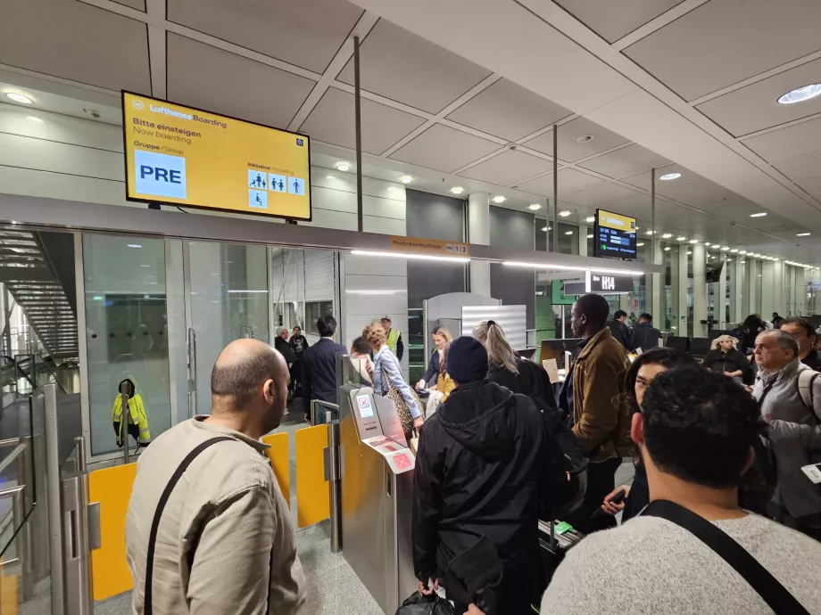 Îmbarcarea în avion