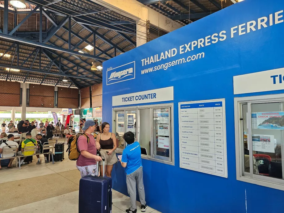 Wharf Thong Sala, casa de bilete