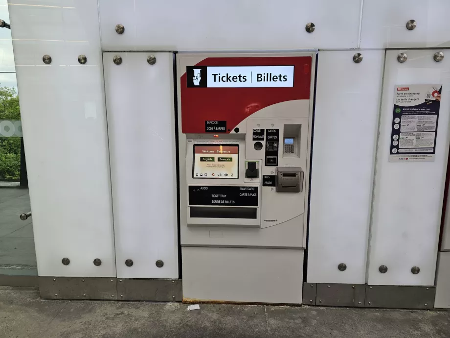 Distribuitor automat de bilete