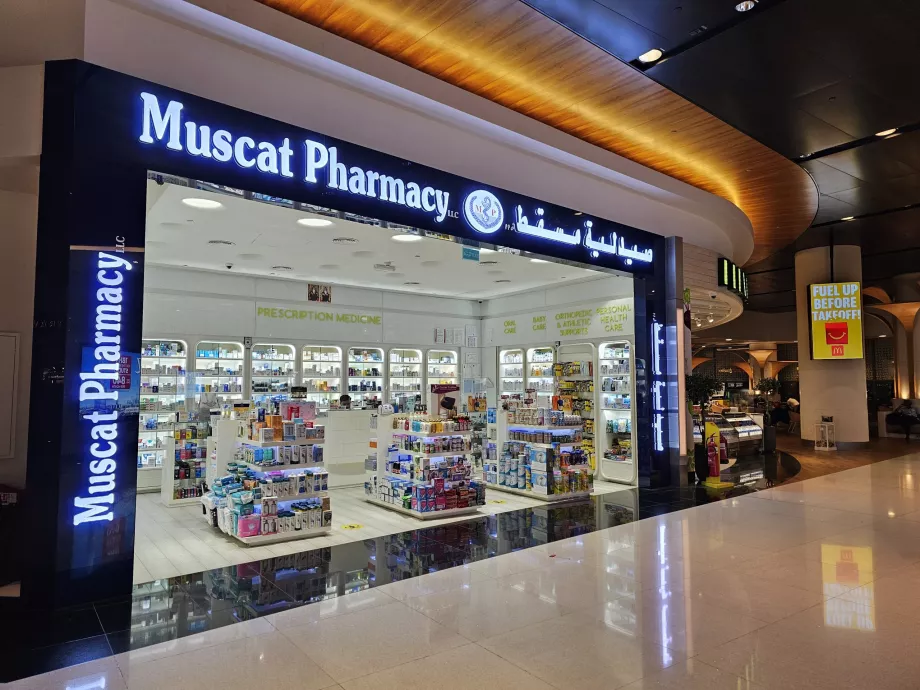 Farmacie, zonă de tranzit