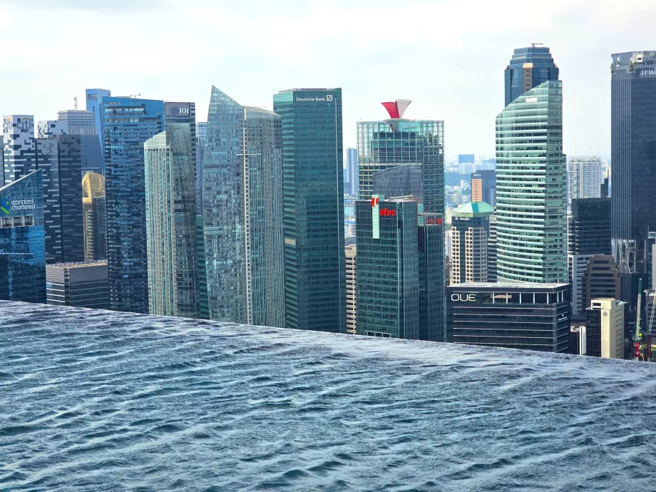 Piscina Infinity de la Marina Bay Sands