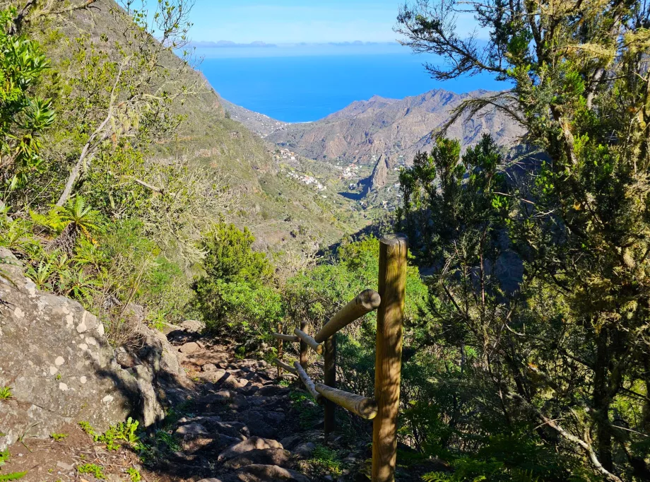 Vedere de pe traseul El Cedro-Hermigua
