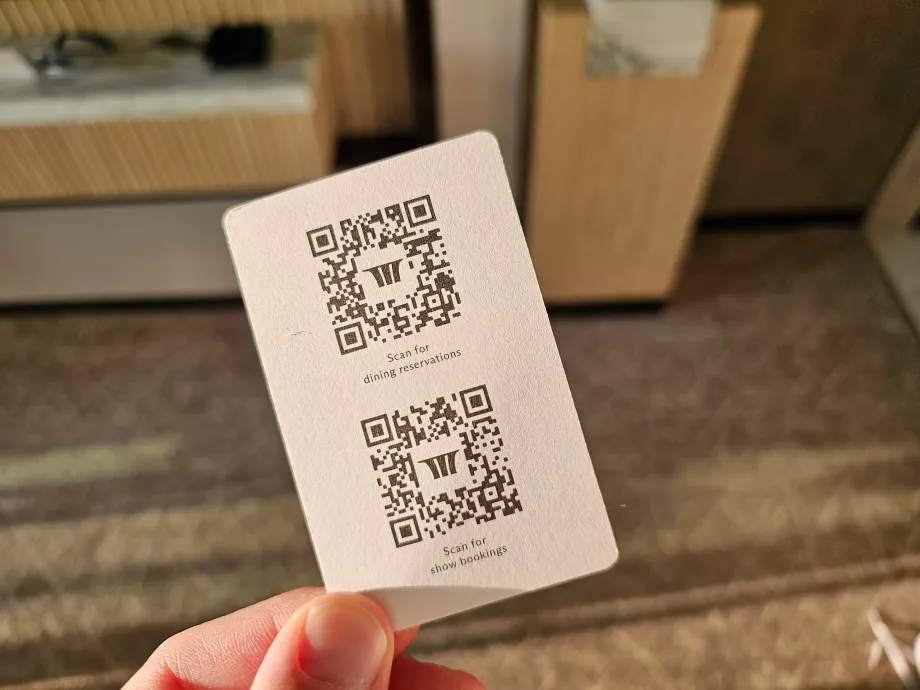 Coduri QR pentru rezervări la restaurante în centrul comercial MBS sau la hotel
