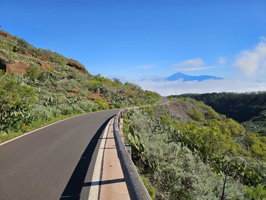 Drumul spre Mirador de Abrante