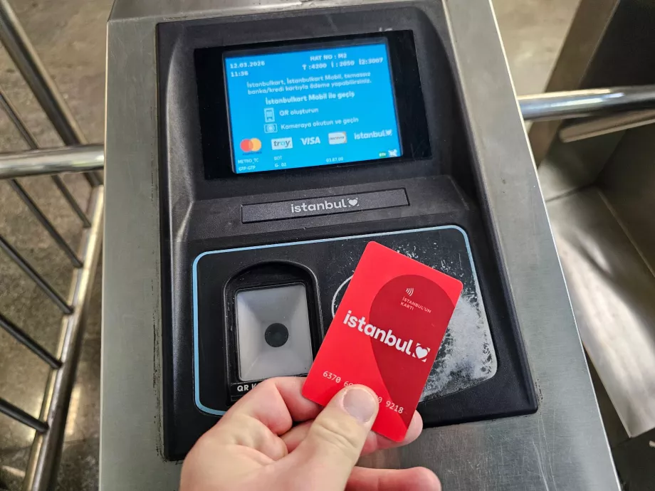 Utilizarea Istanbulkart