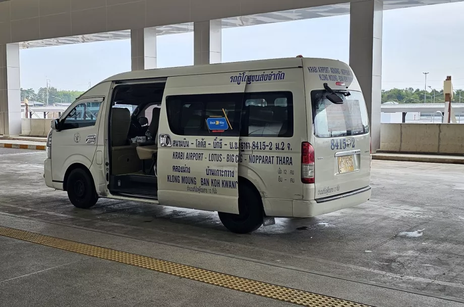 Microbuz Aeroportul Krabi - Orașul Krabi - Ao Nang