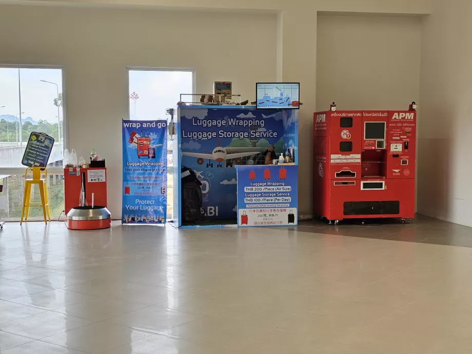 Depozitare bagaje, salon de plecare