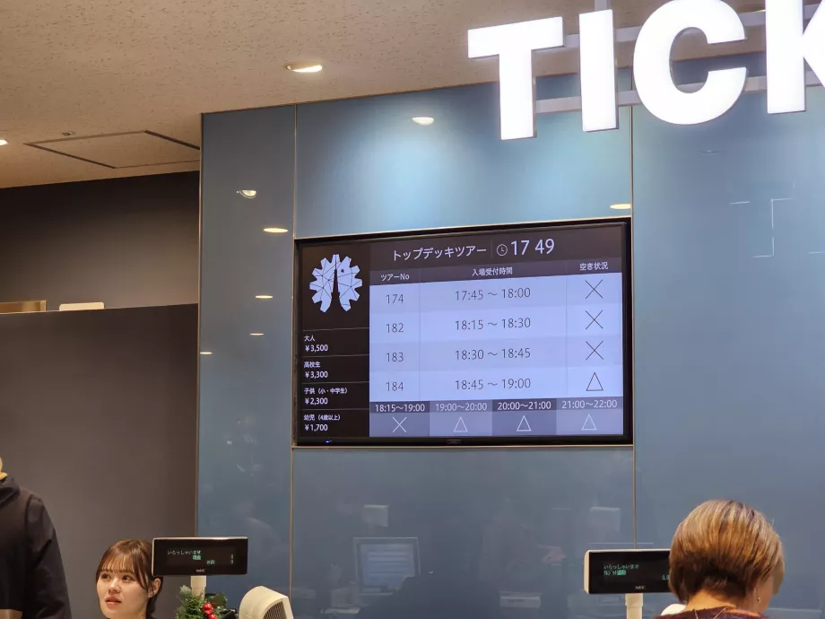 Informații privind numărul de bilete gratuite pentru ultimul etaj