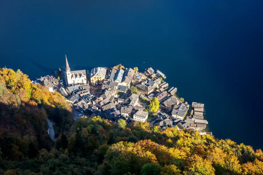 Hallstatt, văzut de pe Skywalk