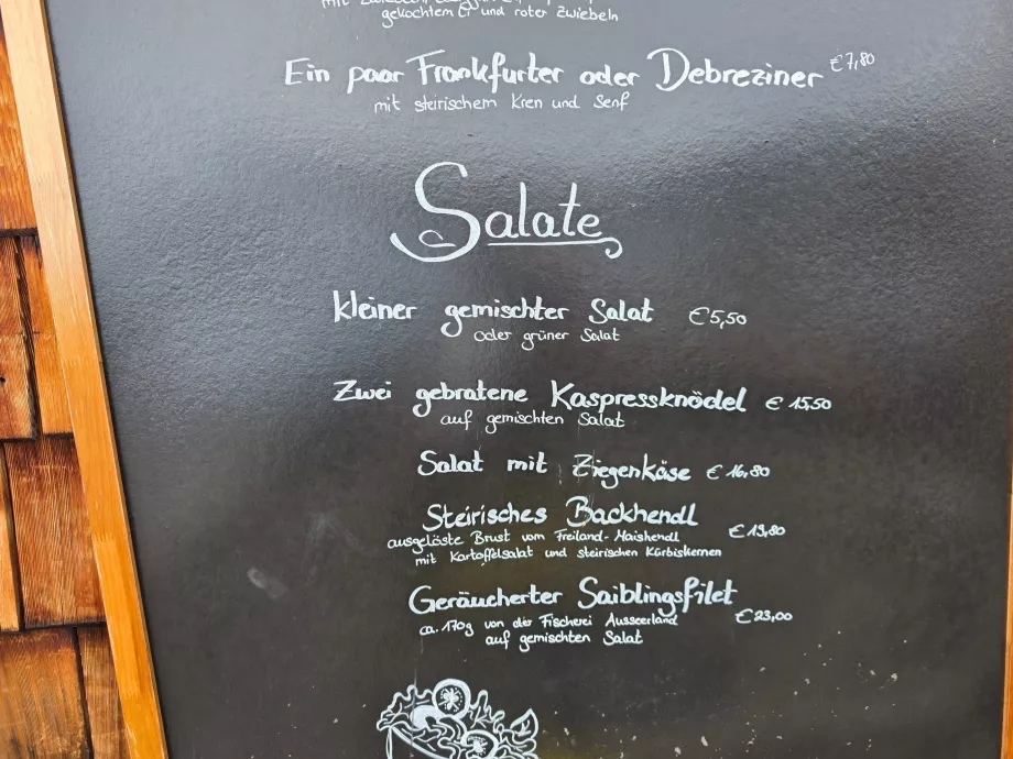 Prețurile în restaurante