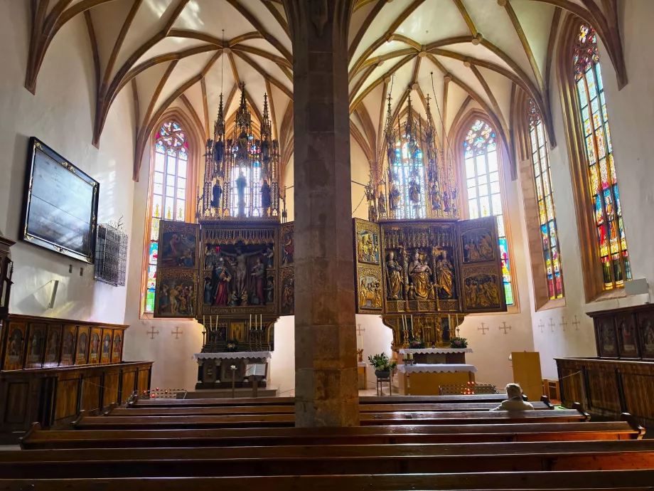 Altare celebre din biserica catolică din Hallstatt