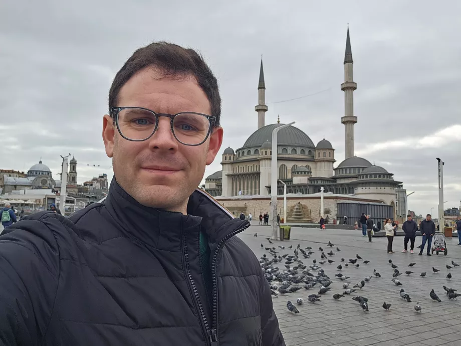 Eu în Piața Taksim