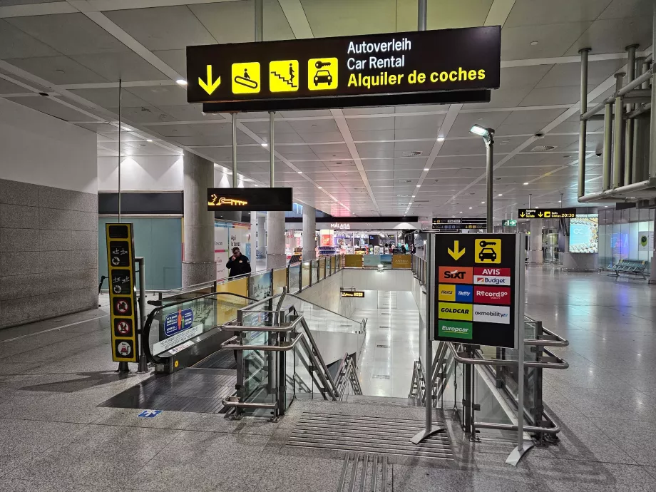Companiile de închiriere de mașini se află la subsol