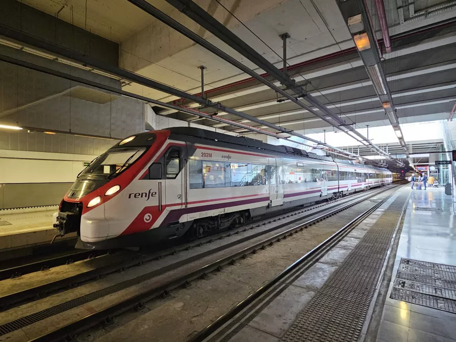 Trenul de la Aeroportul din Málaga