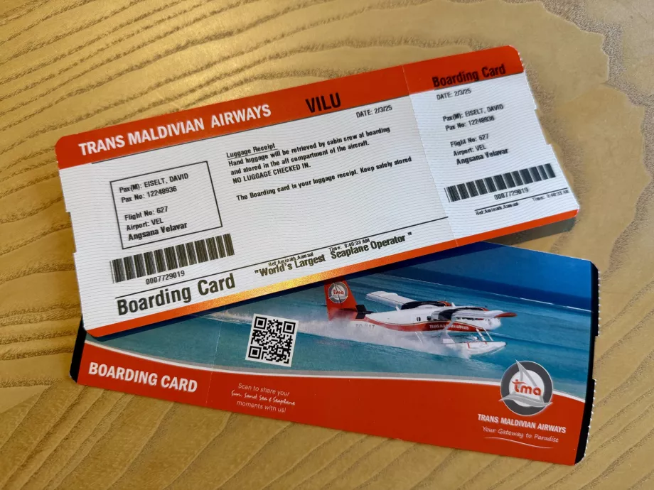 Bilete de avion Trans Maldivian Airways