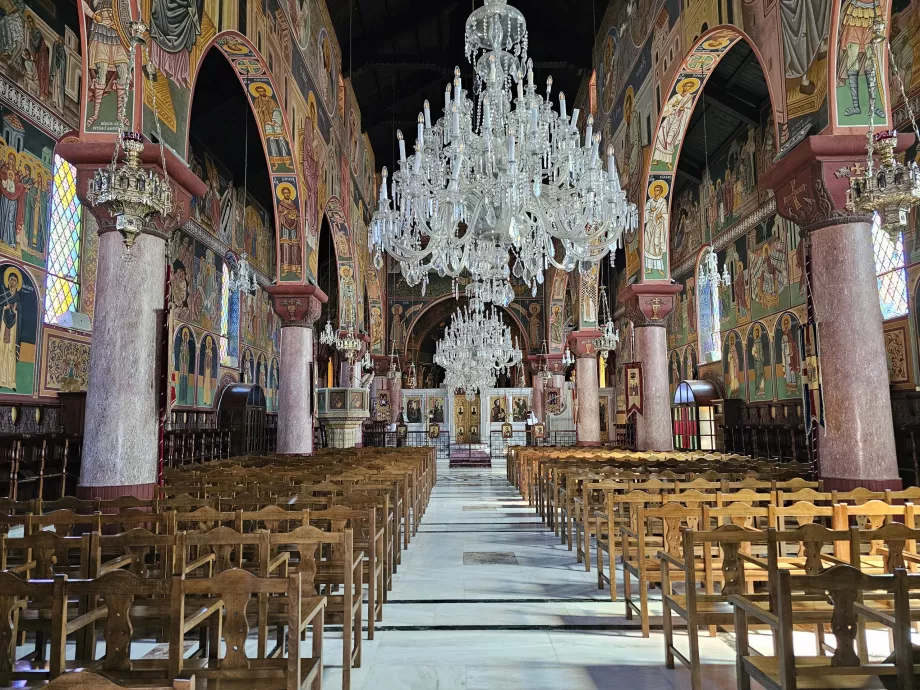 Biserica Evangelismos, interior