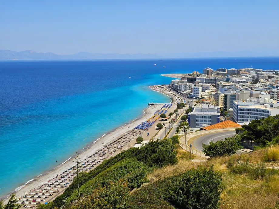 Plajele din Rhodos Town