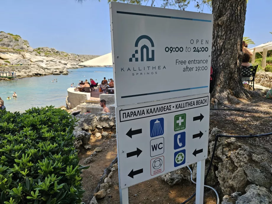 Orar de deschidere Kallithea Springs