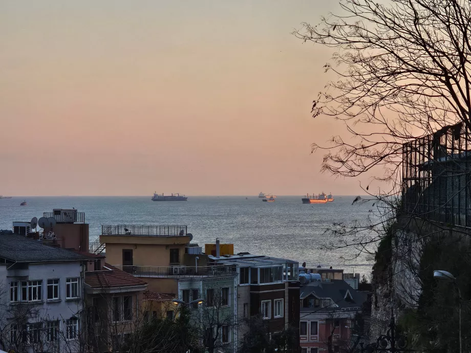 Vedere de pe străzile de sub Moscheea Albastră