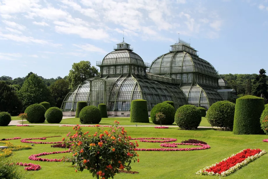 Palmenhaus în Schönbrunn