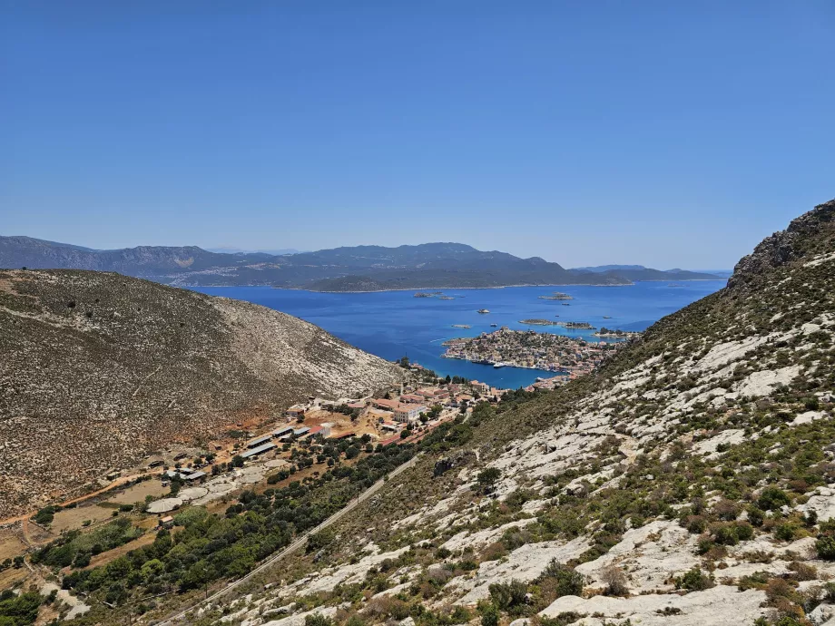 Vedere din cetatea Paleokastro