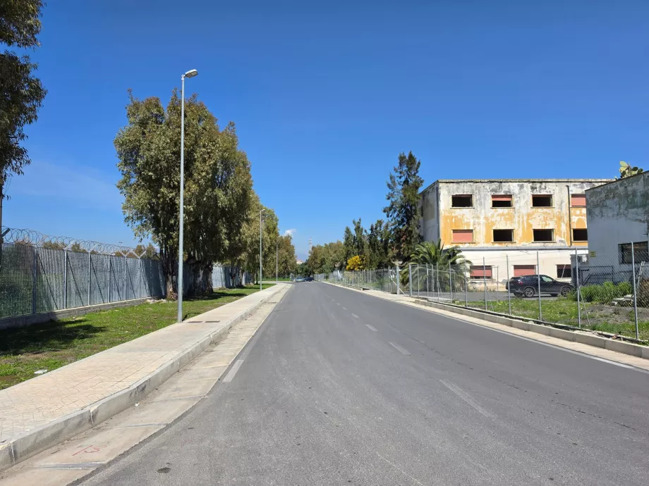 Traseu pietonal de la terminal la gară
