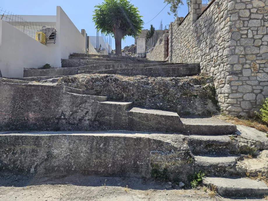 Scări către Castelul Archangelos