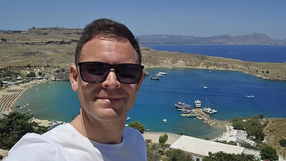 Christopher, Acropolele din Lindos