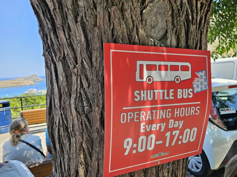 Autobuz navetă Lindos