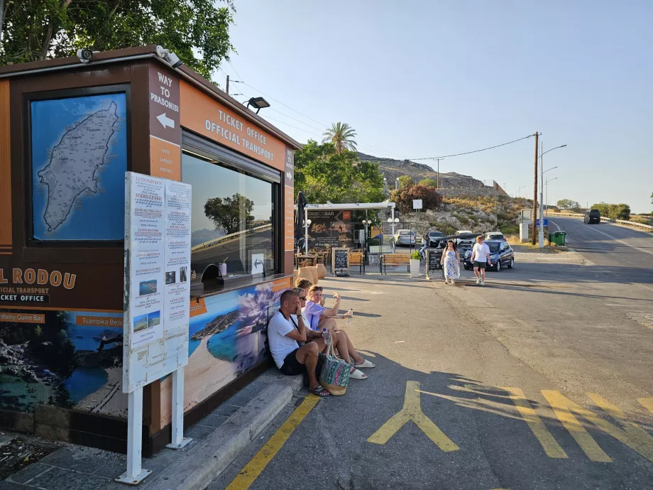 Vânzări de bilete de autobuz, Lindos