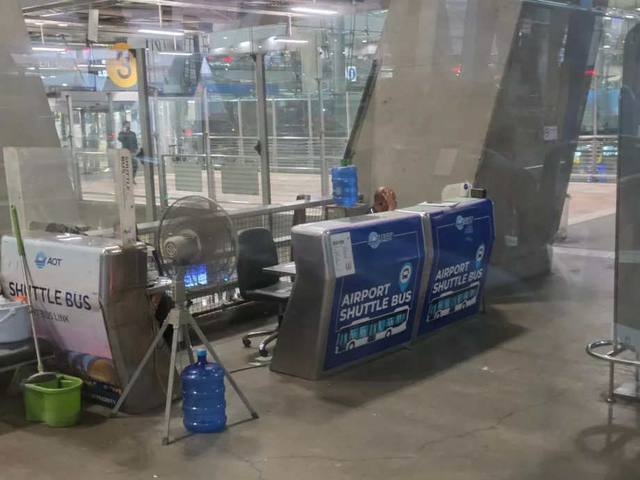 Ghișeul de check-in de la Aeroportul BKK