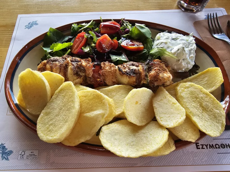 Skewer de pui