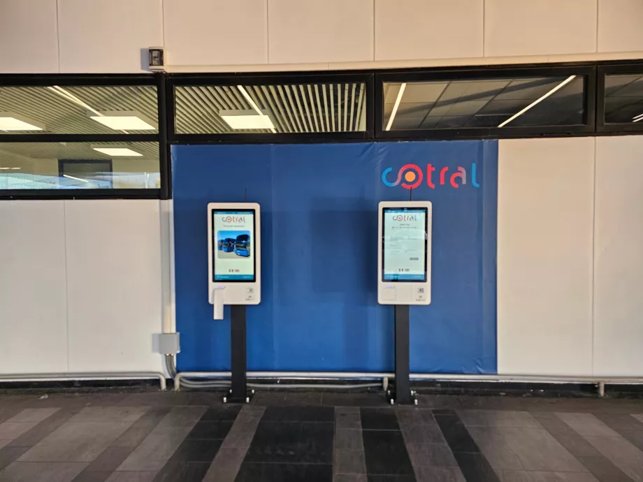 Automate de bilete de autobuz Cotral